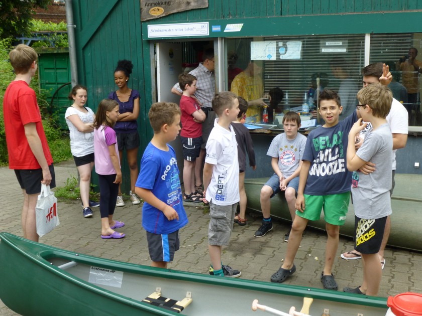 Kanufahrt Lahn 2013